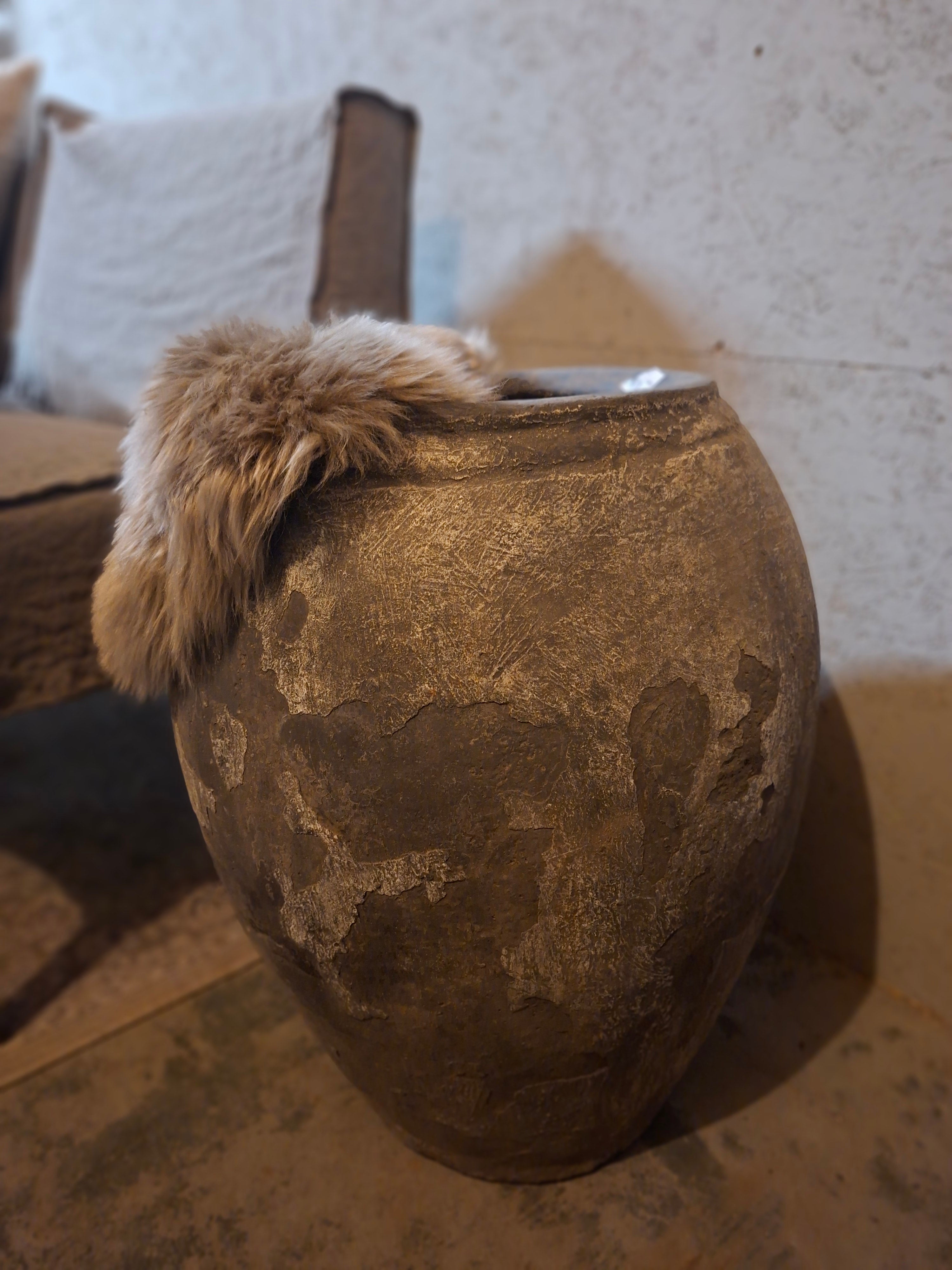 Antieke Clay Pot Aura Peeperkorn