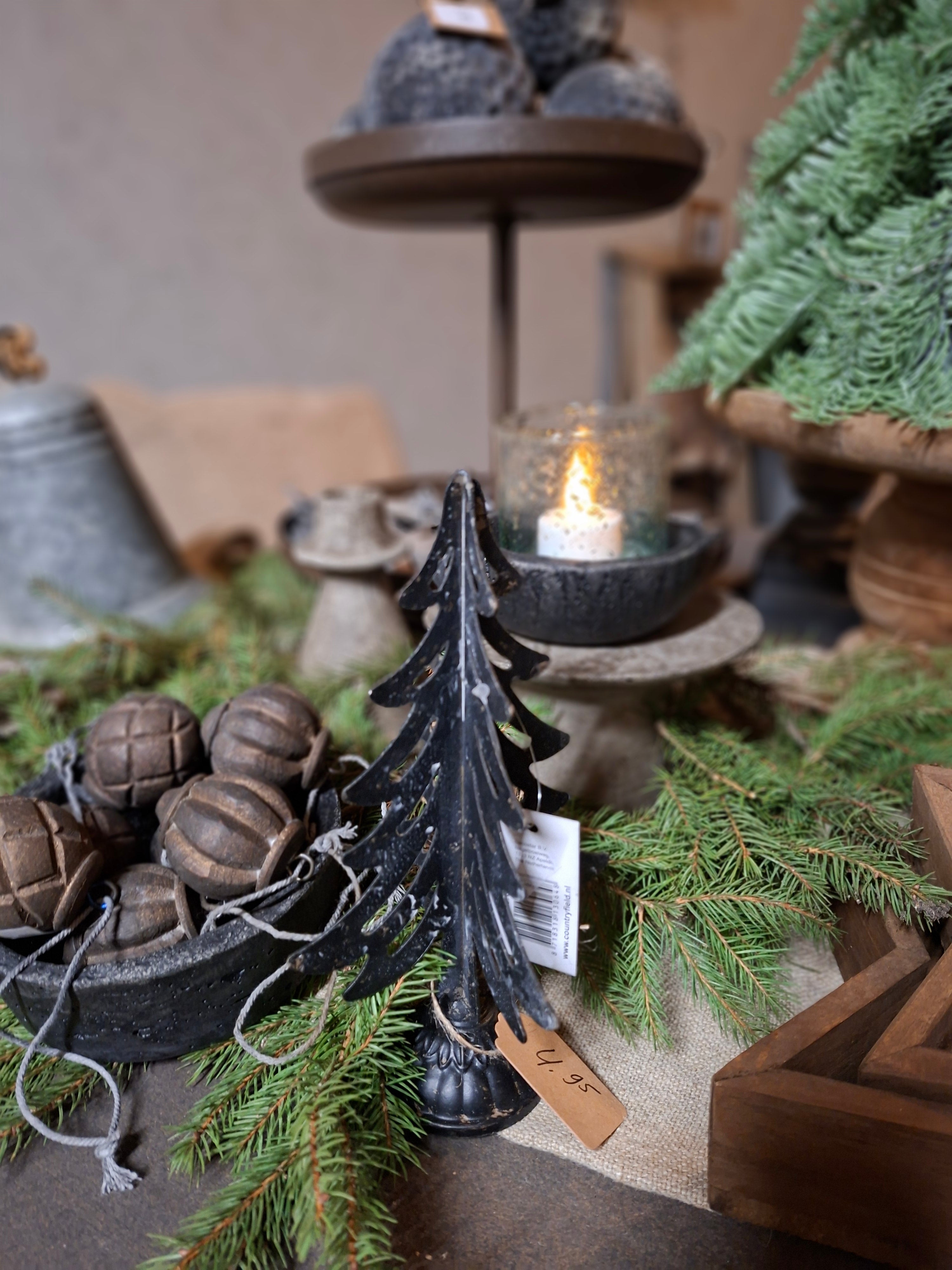 Zwart Metalen Kerstboom