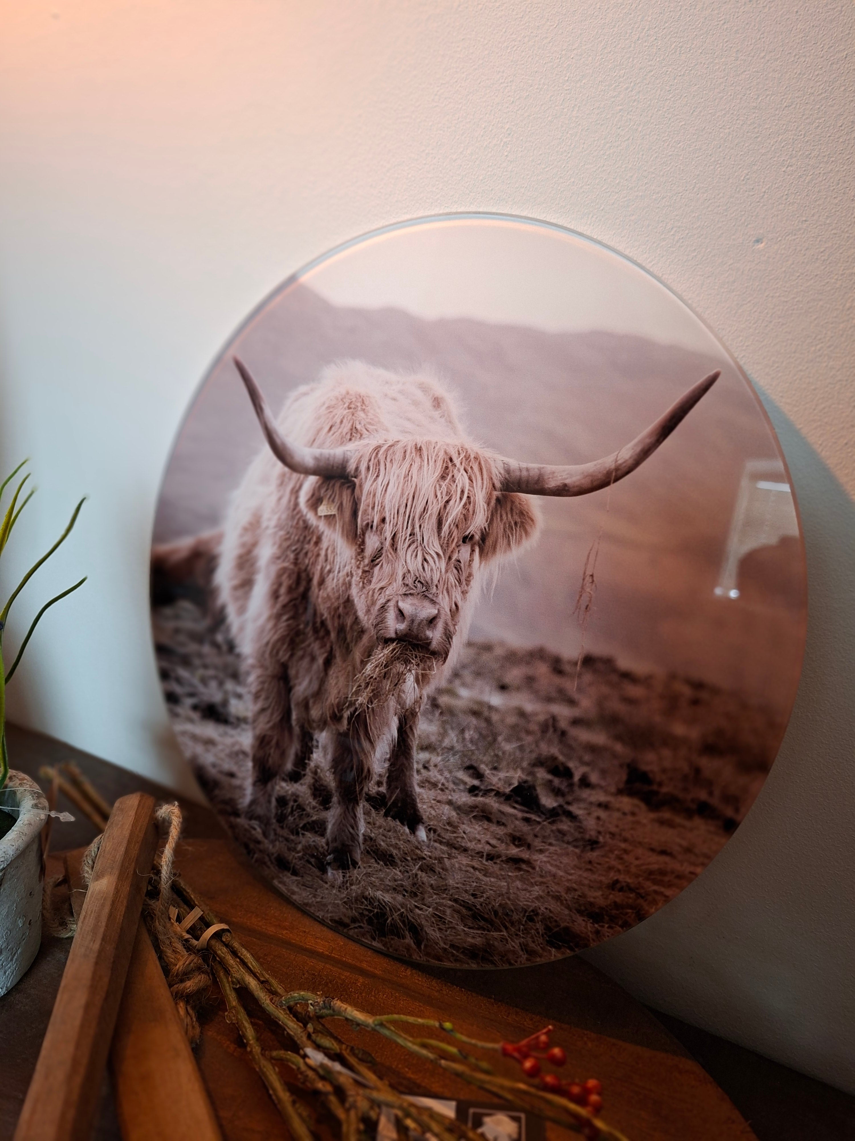 Ronde glazen afbeelding