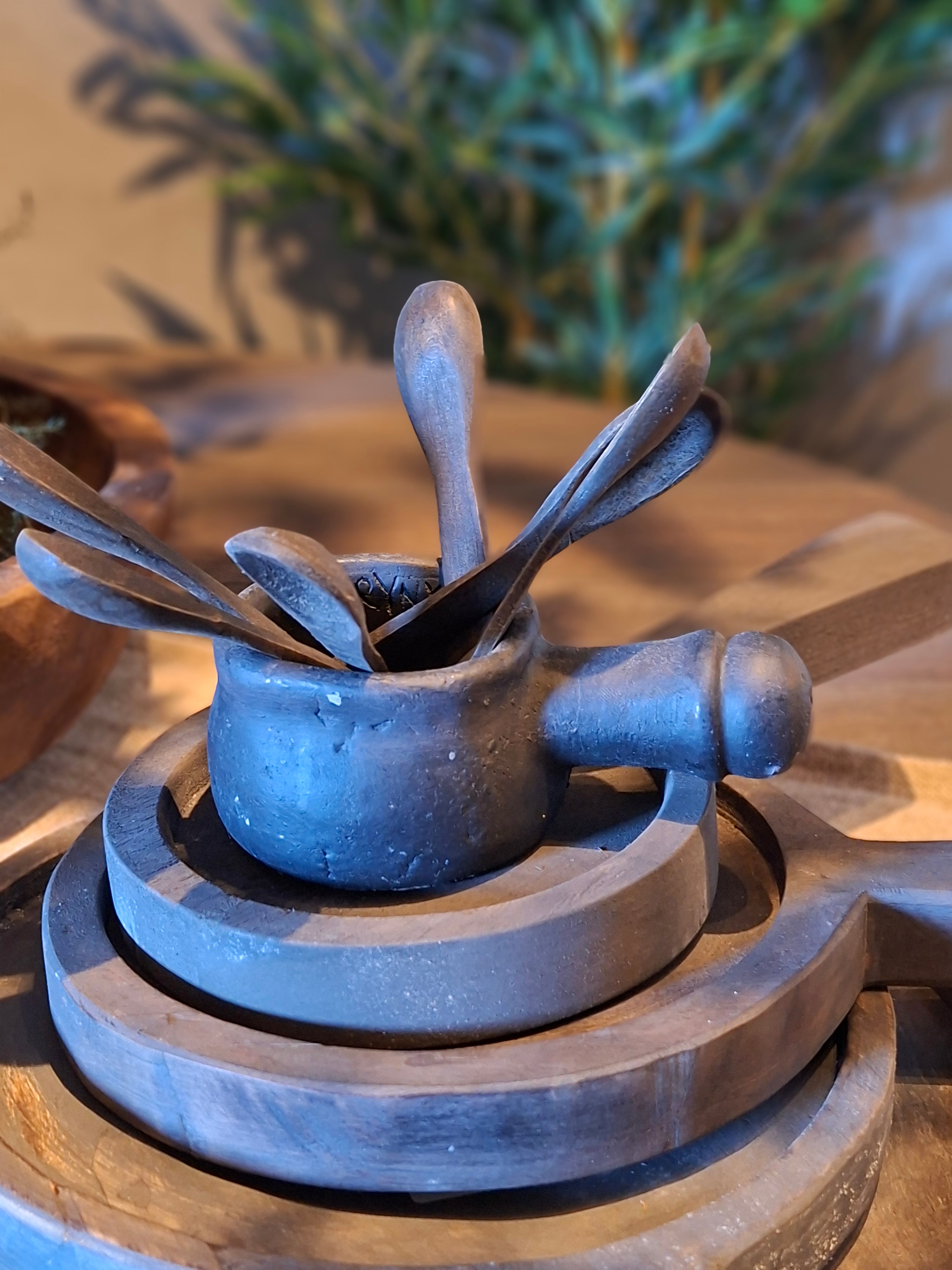 Houten Amuseplank Grijs Aura Peeperkorn
