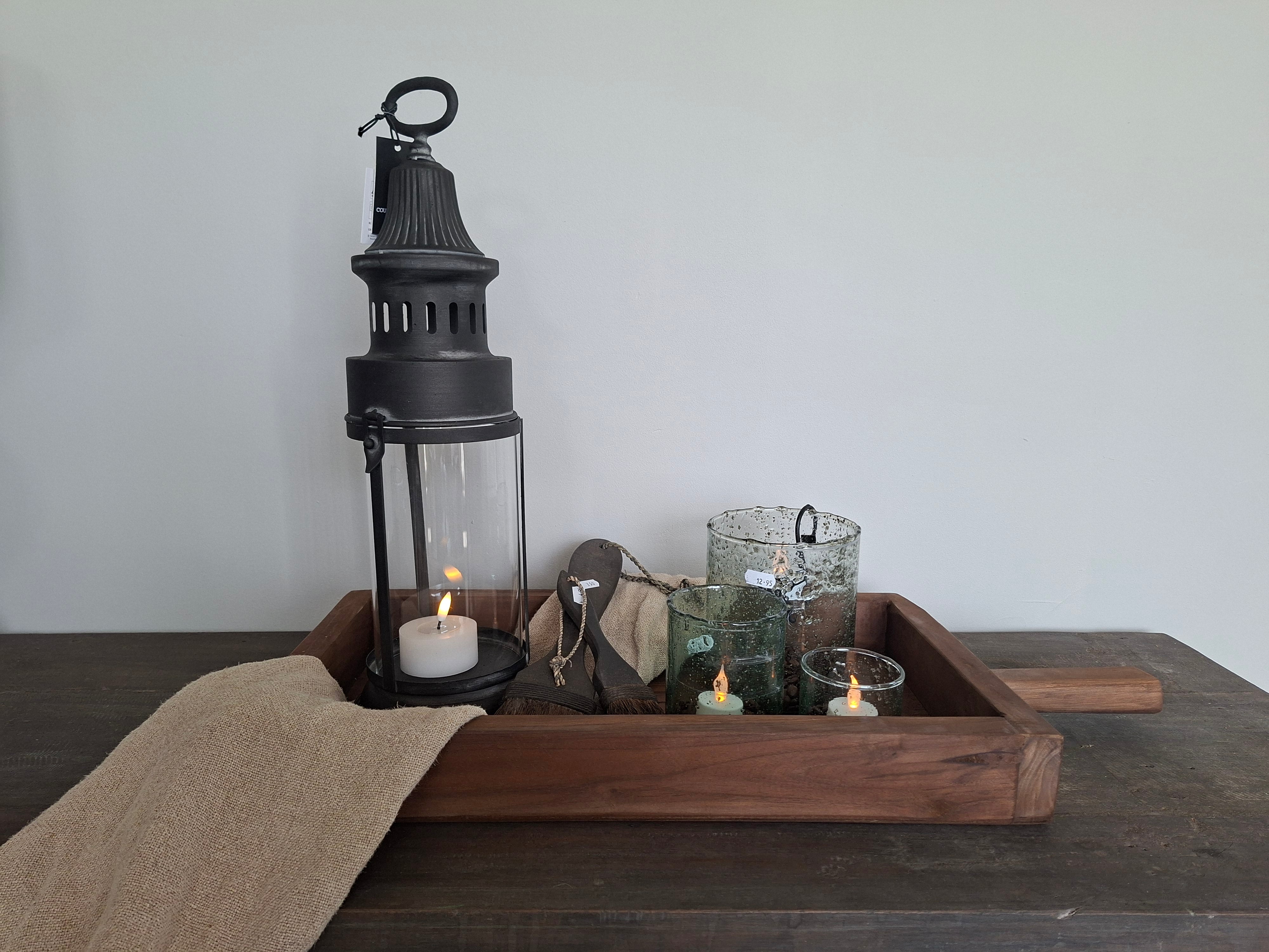 Houten decoratie kwasten