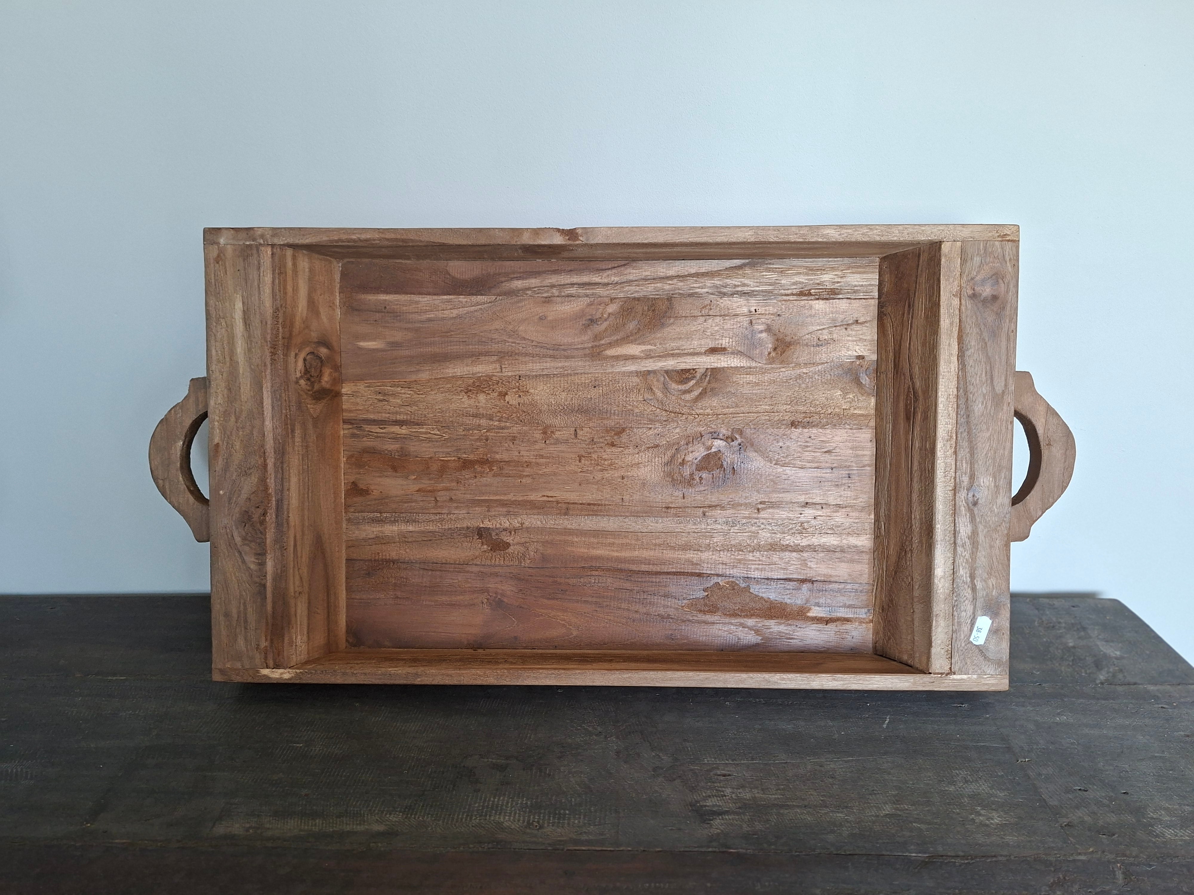 Houten bak/dienblad