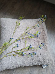 Zijdebloem blauwe bessentak