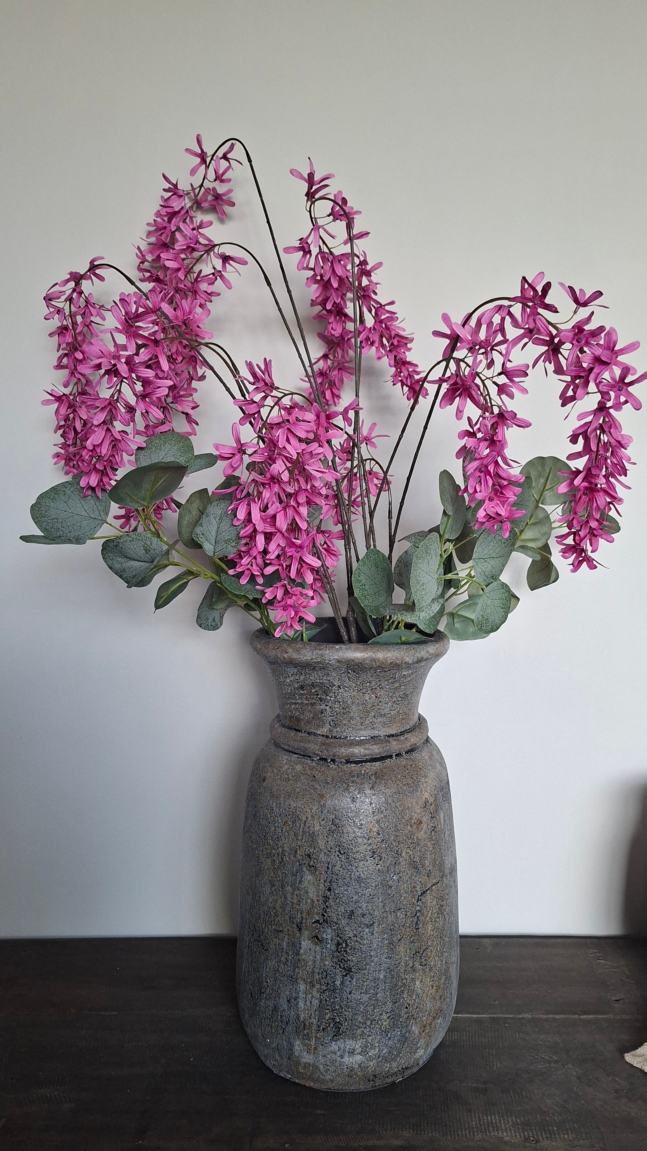 Zijdebloem hanger paars
