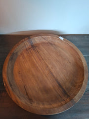 Houten ronde schaal