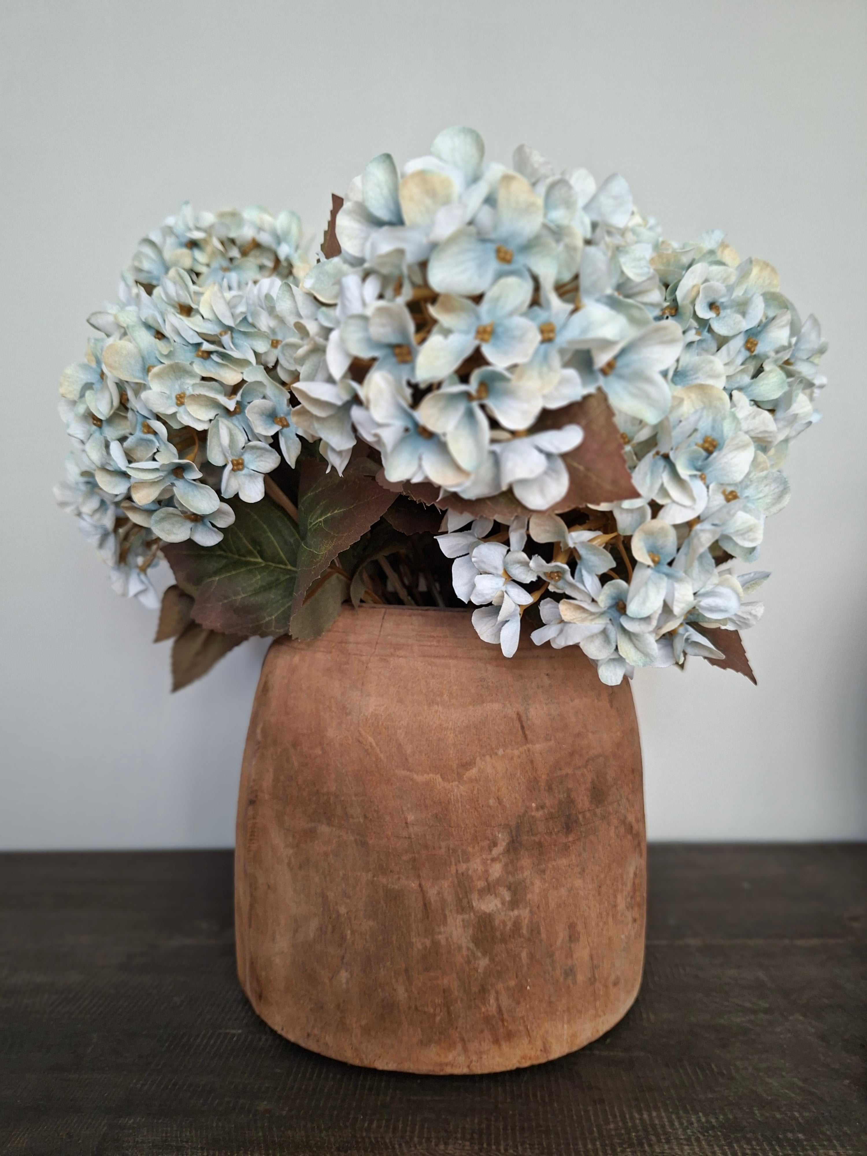 Houten pot bruin 20cm