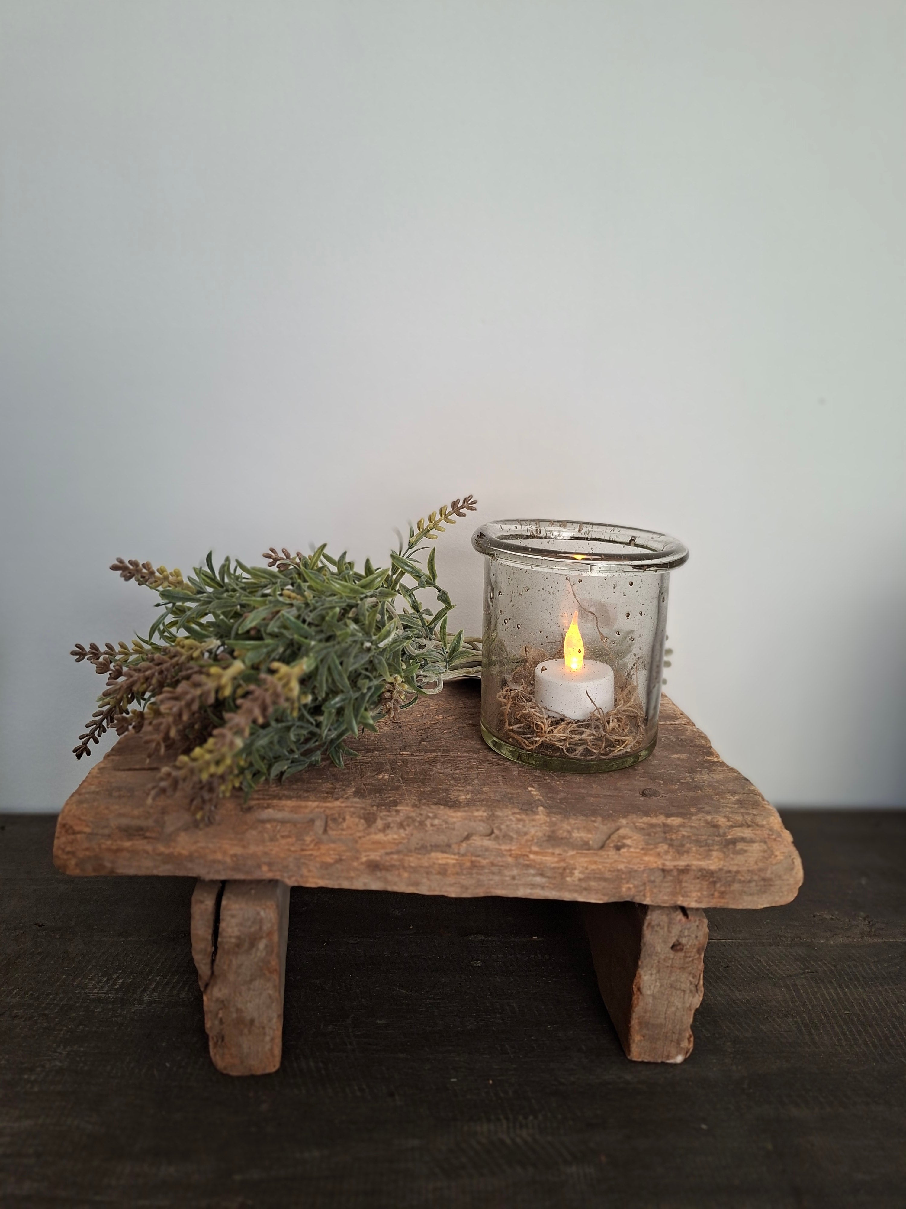 Lavendel grijs kort