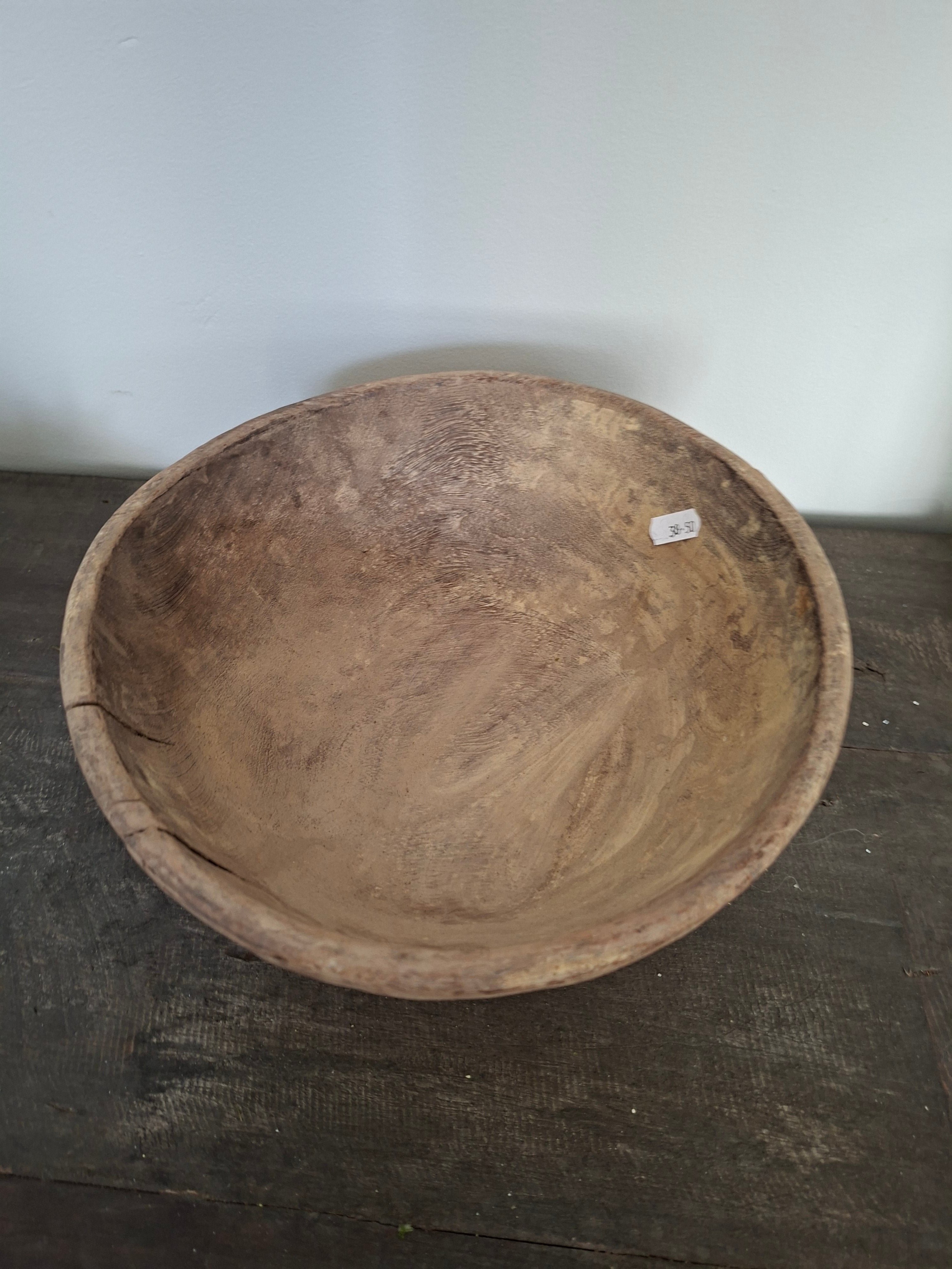 Houten ronde schaal Suzo