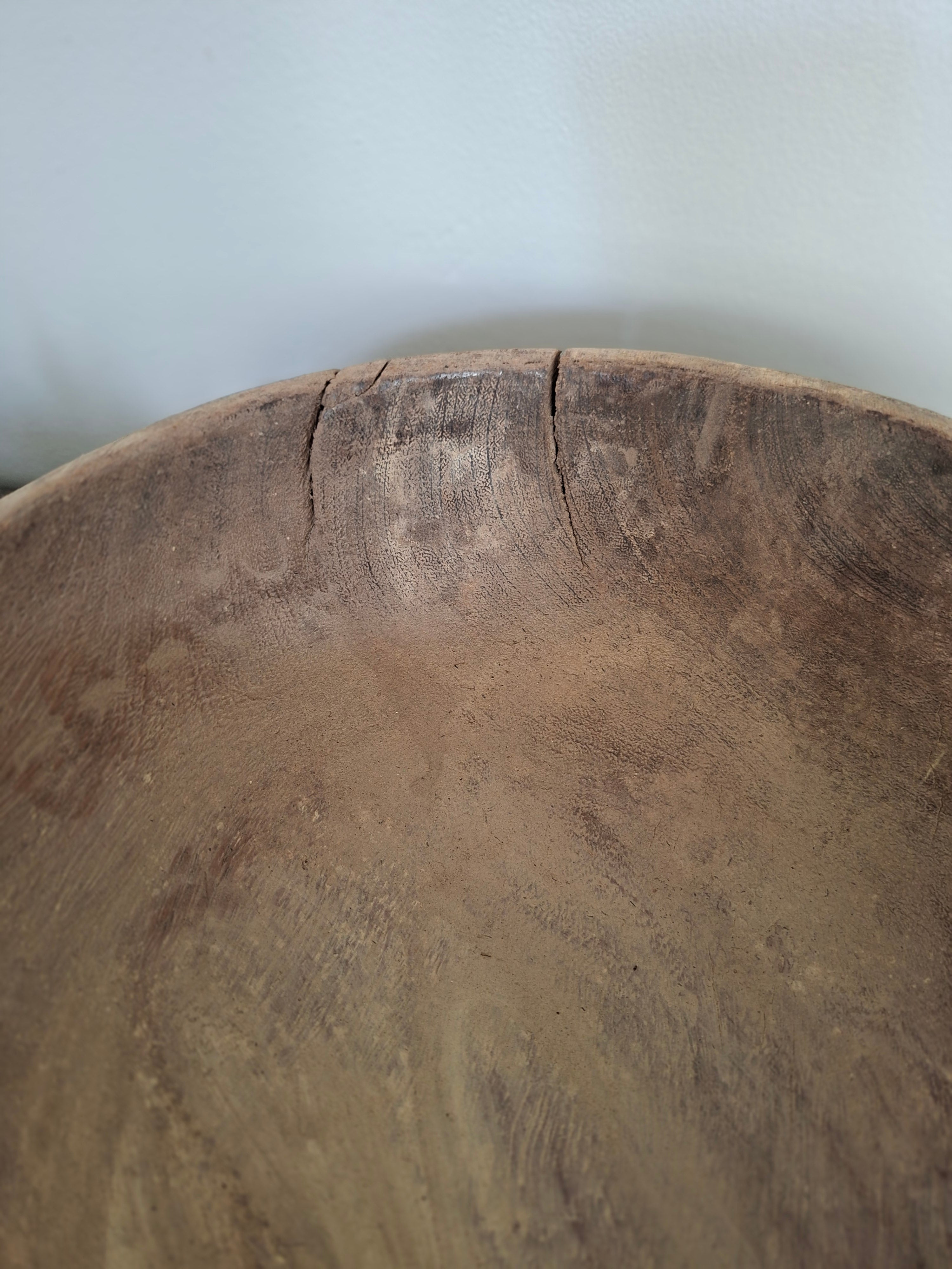 Houten ronde schaal Suzo