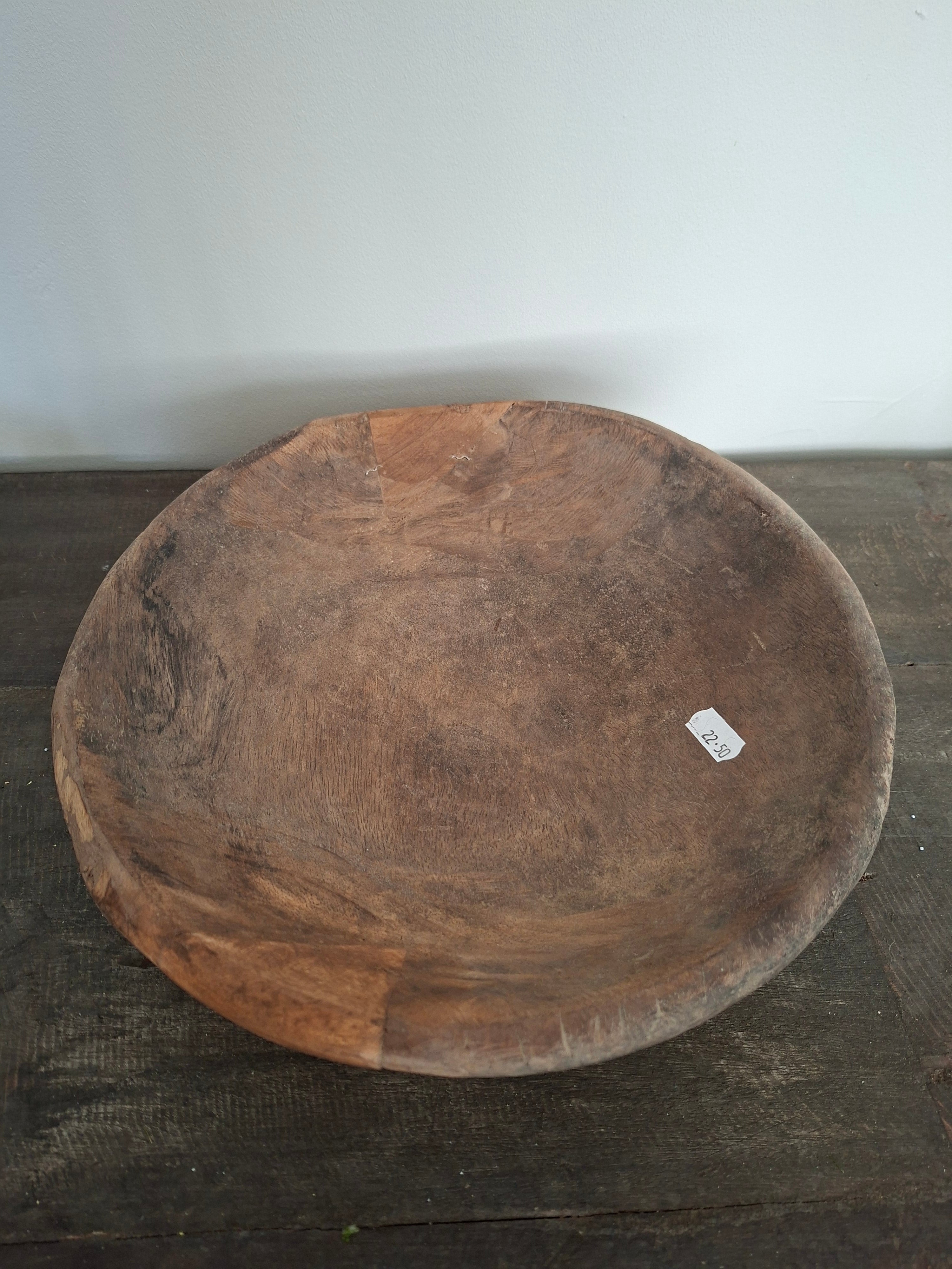 Houten schaaltje Suzo diameter 30cm