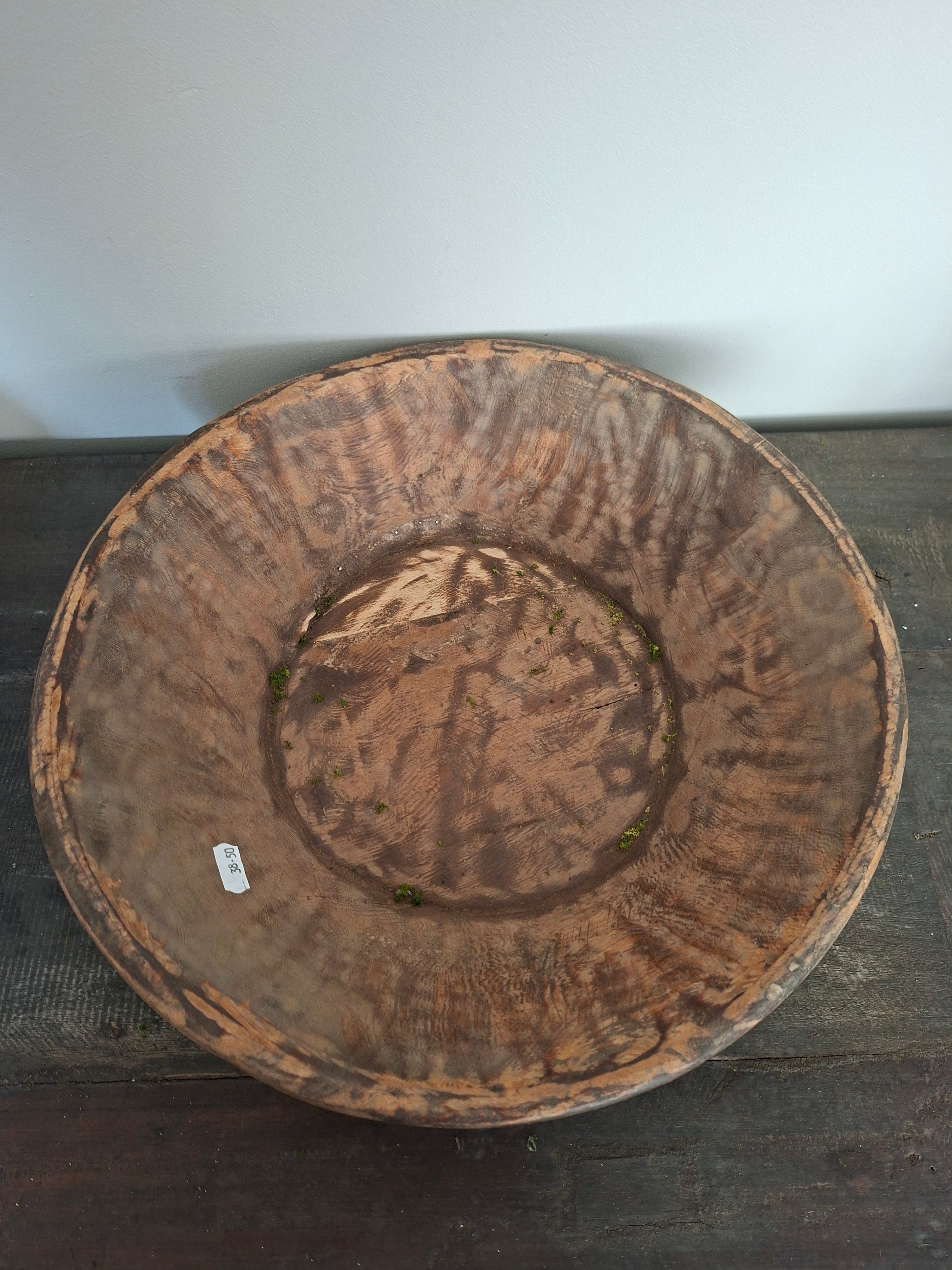 Diepe houten schaal