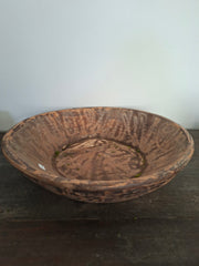 Diepe houten schaal