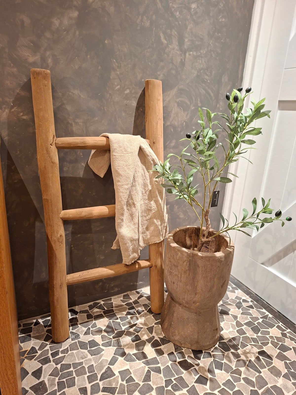 Houten decoratieladder