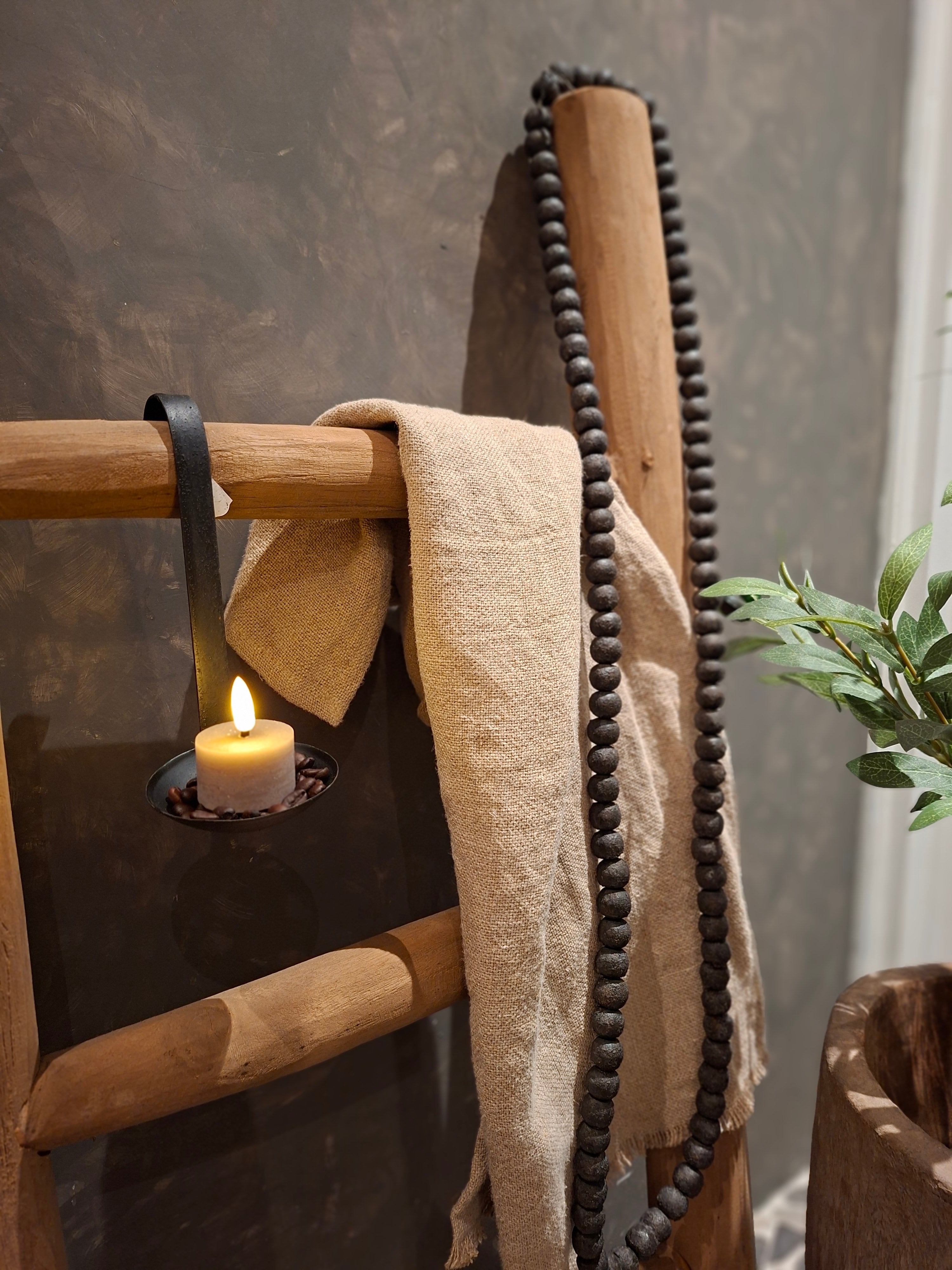 Houten decoratieladder
