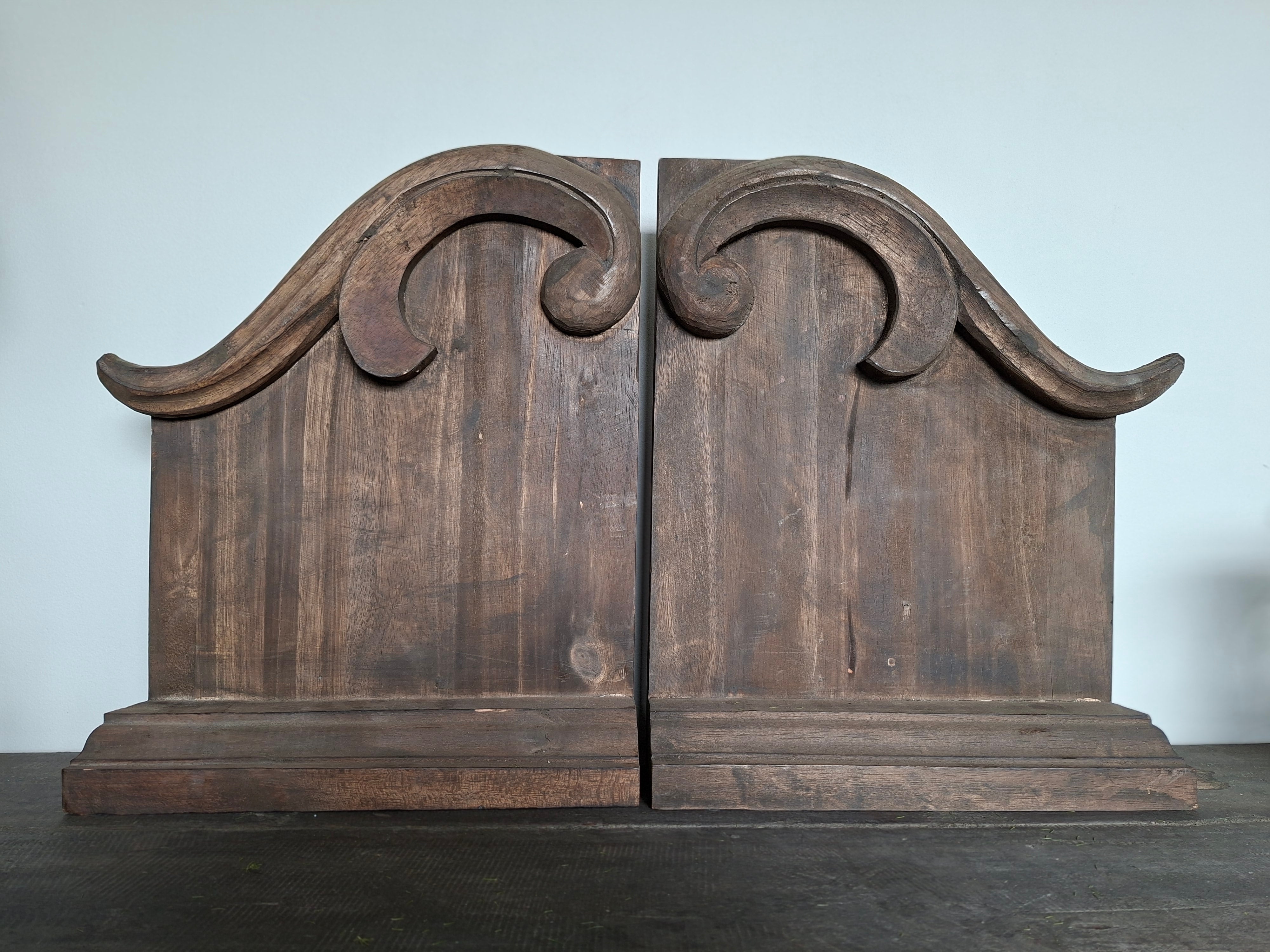 Houten ornament 2-delig