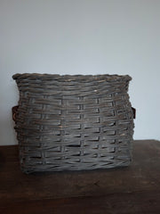 Decoratie mand, donker grijs