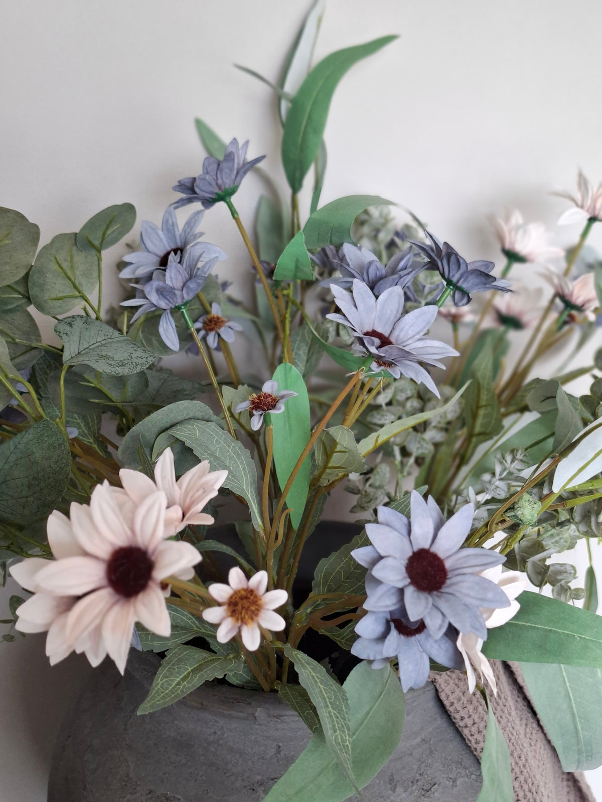 Compleet boeket Paars/blauw