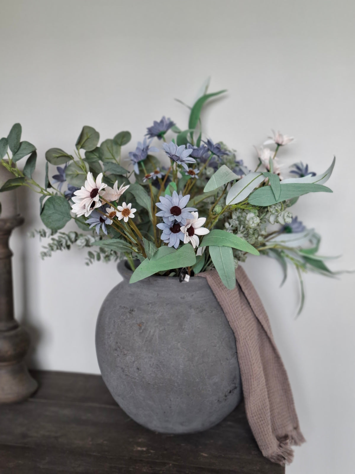 Compleet boeket Paars/blauw