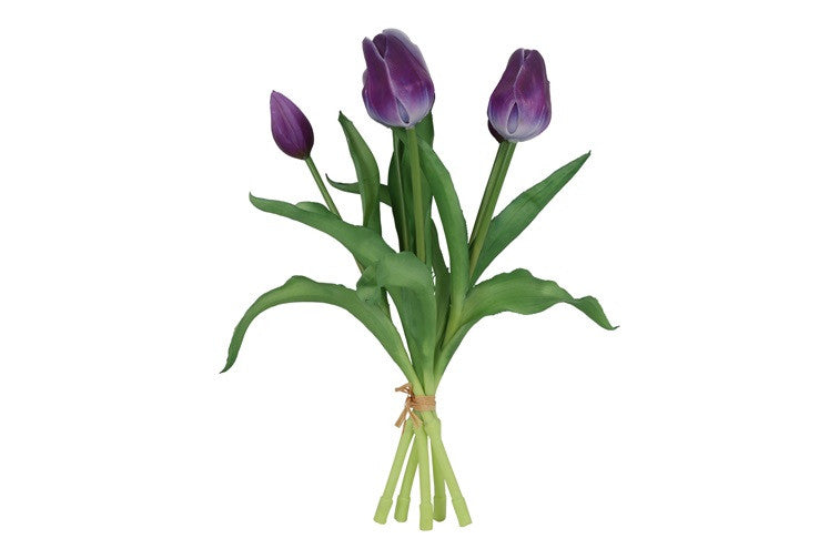 Boeket Tulpen Donkerpaars