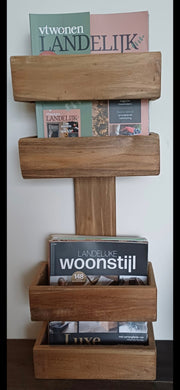 Houten lectuurbak